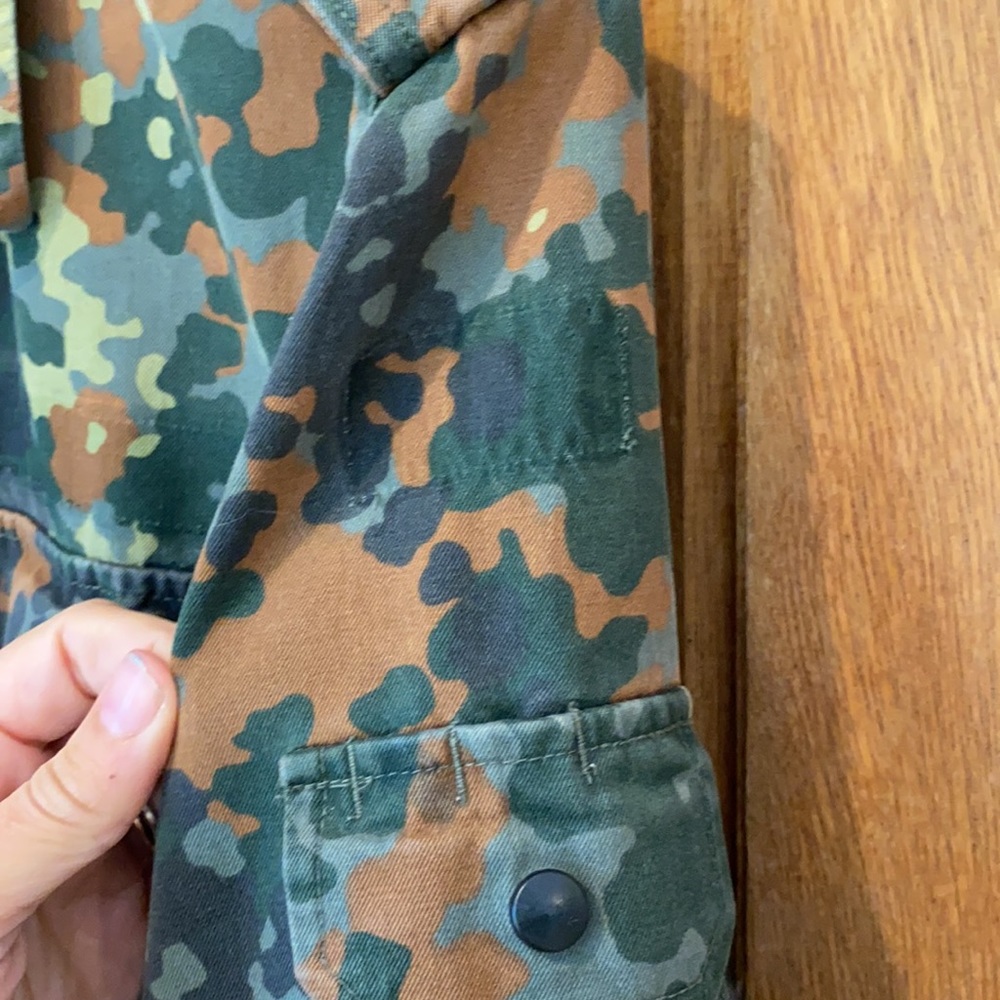 Authentic German Military army jacket green brown small to medium - Picture 5 of 14
